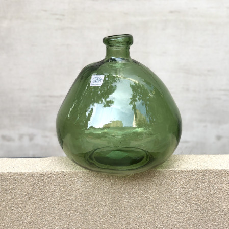 Bình hoa thủy tinh VSM màu xanh lá cây JARRON SIMPLICITY 23 CM - V4746-DB622