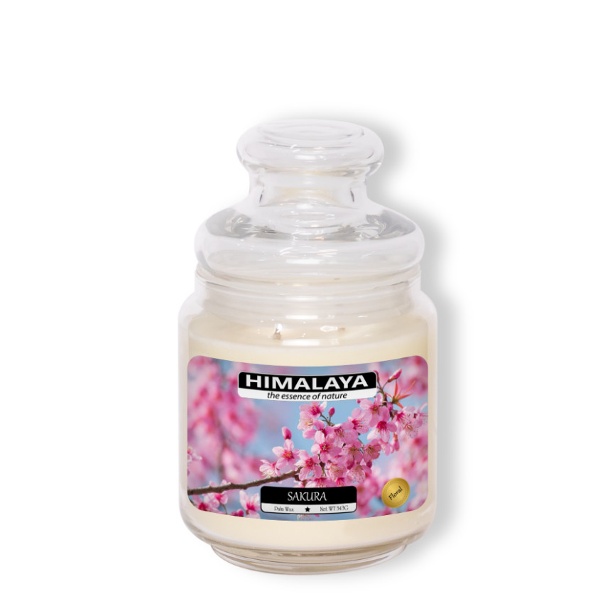 Nến thơm Himalaya hương hỗn hợp Sakura (2 bấc)