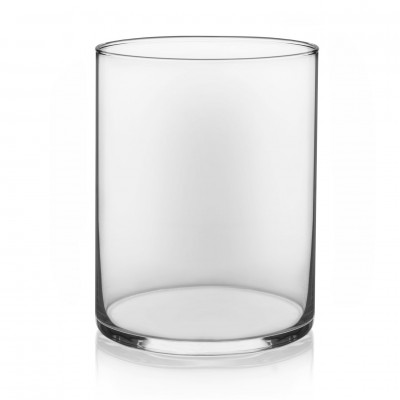 Bình hoa thủy tinh Wide Cylinder Vase ĐK 16cm - V2580
