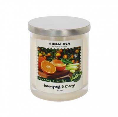 Nến thơm Himalaya hương thiên nhiên Lemongrass & Orange (230g)